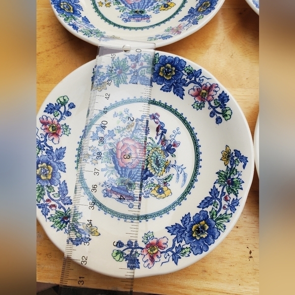 Franciscan STRATHMORE BLUE Salad/Rice Plates Dishes ENGLAND SET OF 10 - Picture 11 of 16